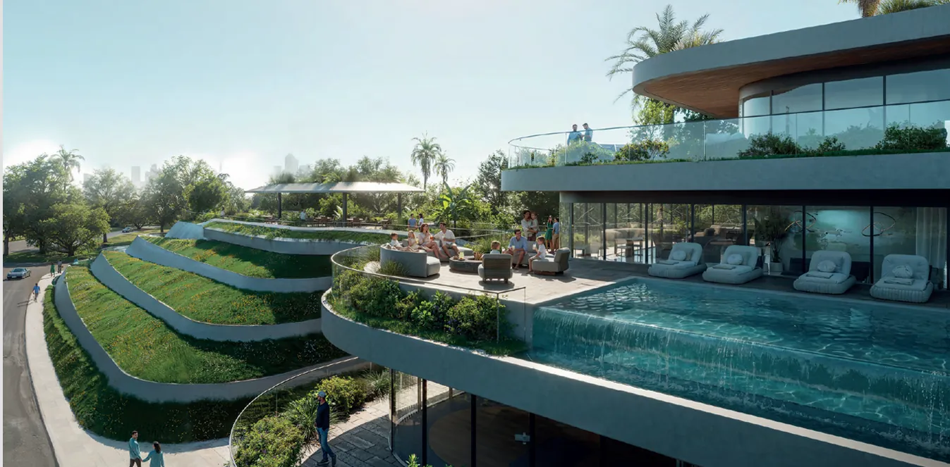 Pool deck lifestyle